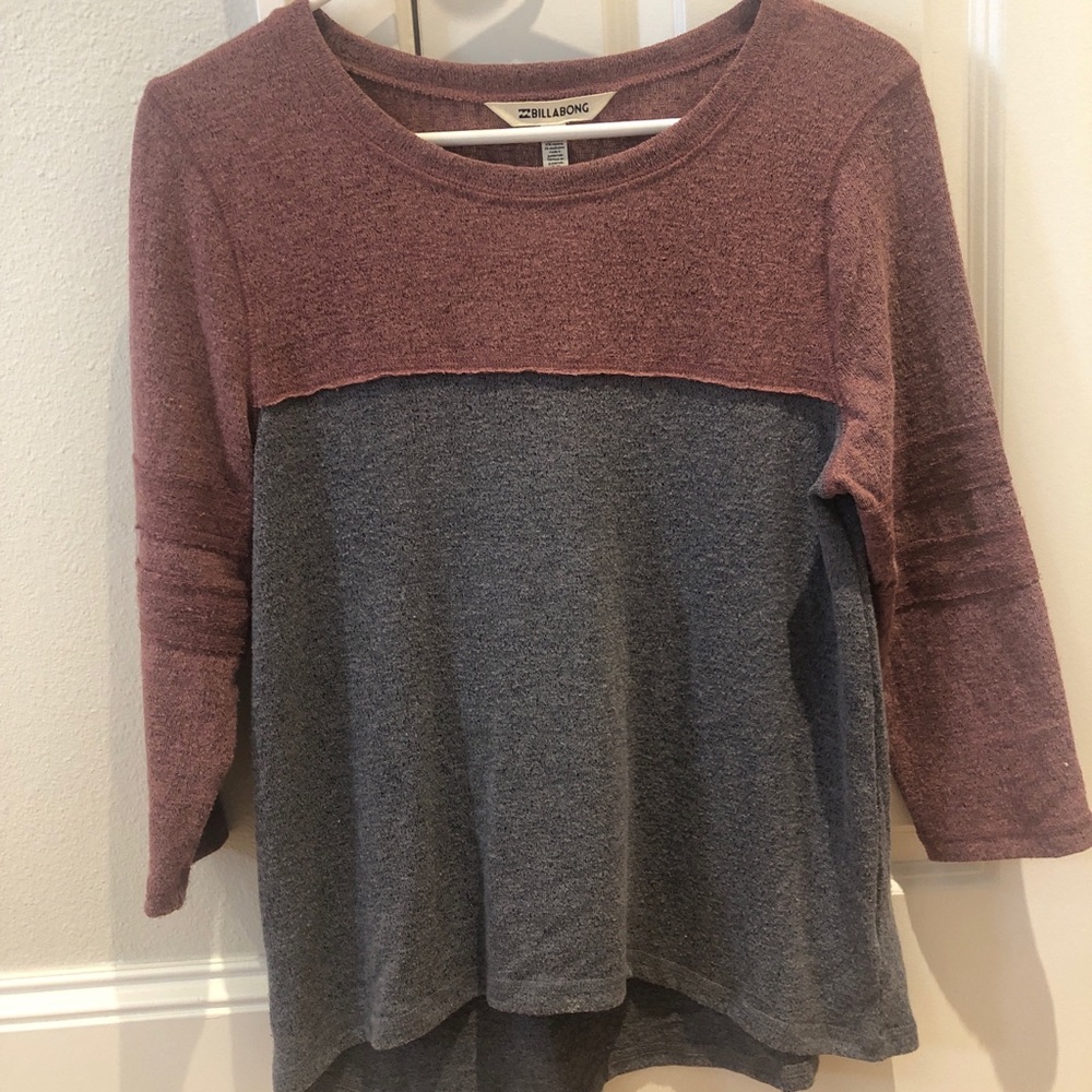 Billabong color block shirt